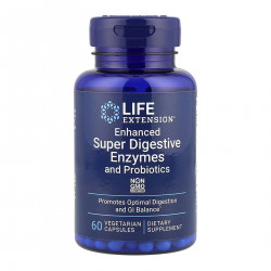 Enhanced Super Digestive Enzymes and Probiotics - 60 vcaps