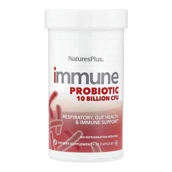 Nature's Plus Immune Probiotic 10 Billion CFU - 30 caps (До 11.26) 2024-11-0275