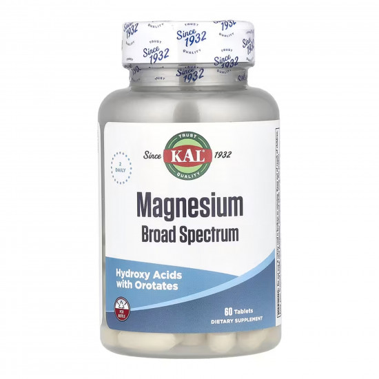 KAL Magnesium Broad Spectrum - 60 tabs 2023-10-6999