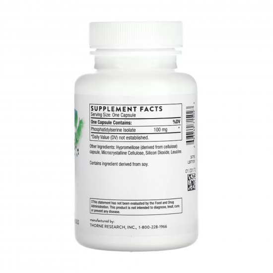 Thorne Phosphatidylserine - 60 caps 2023-10-4690