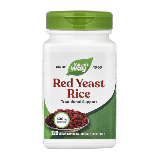 Nature's Way Red Yeast Rice - 120 vcaps 2023-10-6849