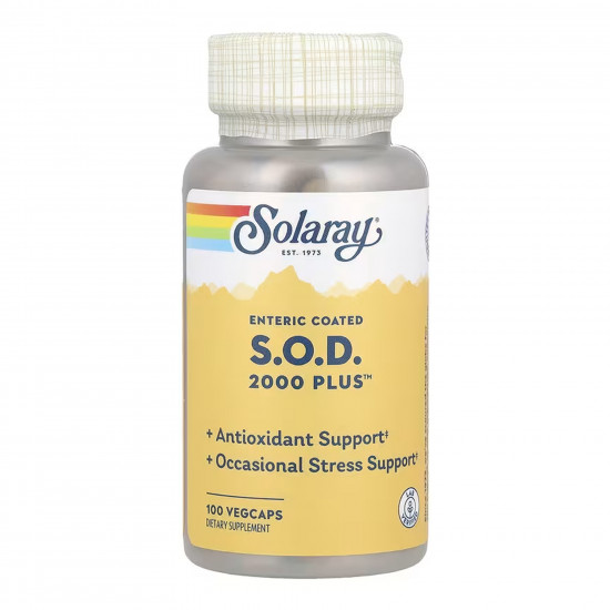 Solaray SOD 2000 Plus 400mg - 100 vcaps 2023-10-6760