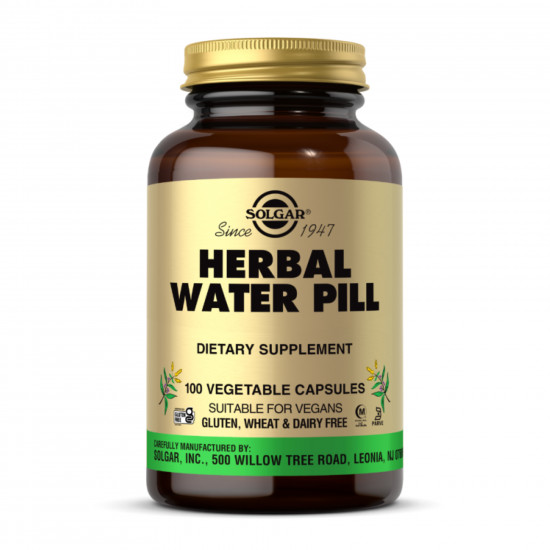 Solgar Herbal Water Pill - 100 vcaps (До 11.26) 2024-11-0534
