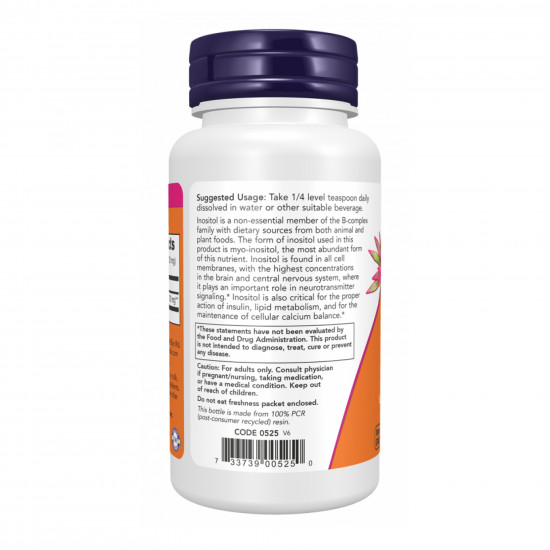 Now Foods Inositol Powder - 57g 2023-10-4552