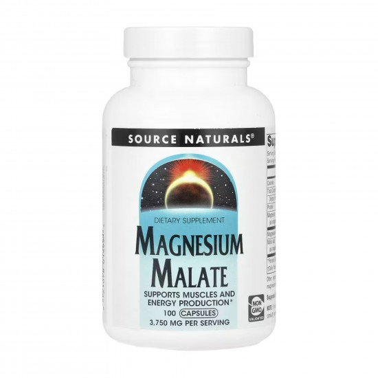 Magnesium Malate 625mg - 100 caps Magnesium Malate 625mg - 100 caps