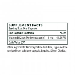 Vitamin B12 Methylcobalamin - 60 caps