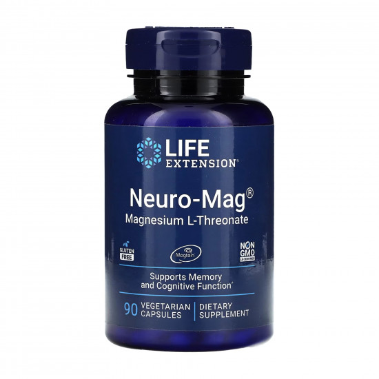 Life Extension Neuro-Mag® Magnesium L-Threonate - 90 vcaps 2022-10-1895 Life Extension Neuro-Mag® Magnesium L-Threonate - 90 vcaps 2022-10-1895