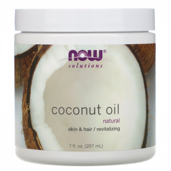 Now Foods Coconut Oil - 207 ml natural 100-81-5668999-20