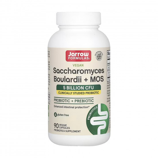 Jarrow Formulas Saccharomyces Boulardii + MOS - 90 caps 2023-10-5560 Jarrow Formulas Saccharomyces Boulardii + MOS - 90 caps 2023-10-5560