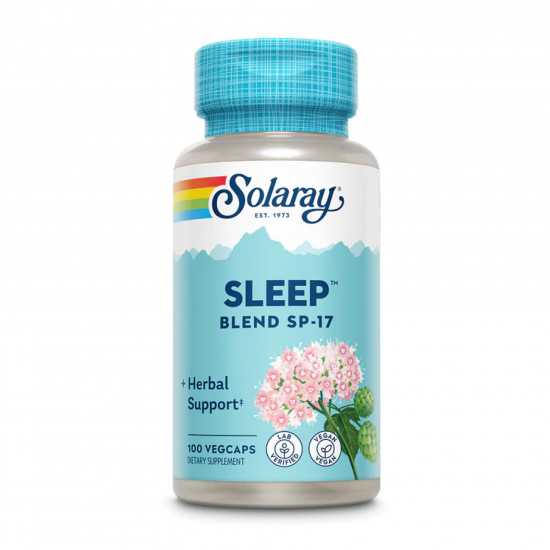 Solaray Sleep Blend SP-17 - 100 vcaps 2023-10-2130