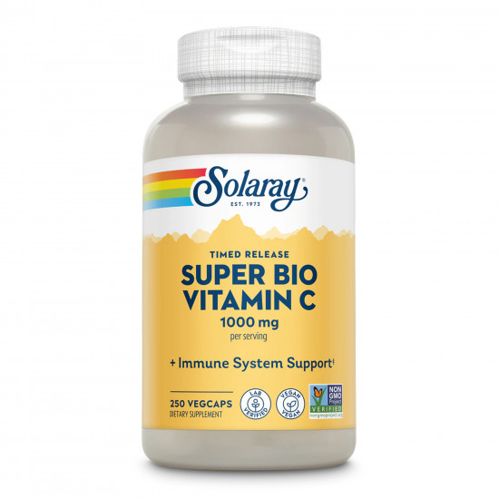 Solaray Super Bio Vitamin C 1000mg - 250 vcaps 2023-10-2392