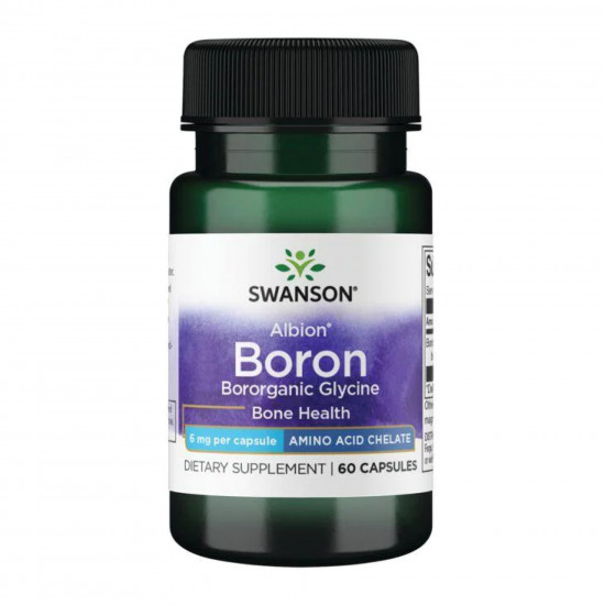 Swanson Boron Boroganic Glycine 6mg - 60caps 2022-09-0937