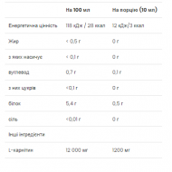 L-Carnitine Concentrate - 500 ml Tropical fruit