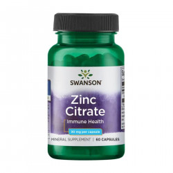 Zinc Citrate 30 mg - 60caps (Пошкоджена етикетка)