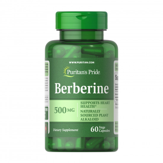 Puritans Pride Berberine 500mg - 60 caps 2023-10-4577