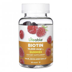 Biotin 10,000 mcg - 60 gummies
