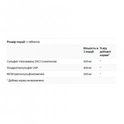 Glucosamine Chondroitin & Msm - Higher Strength 240 tabs