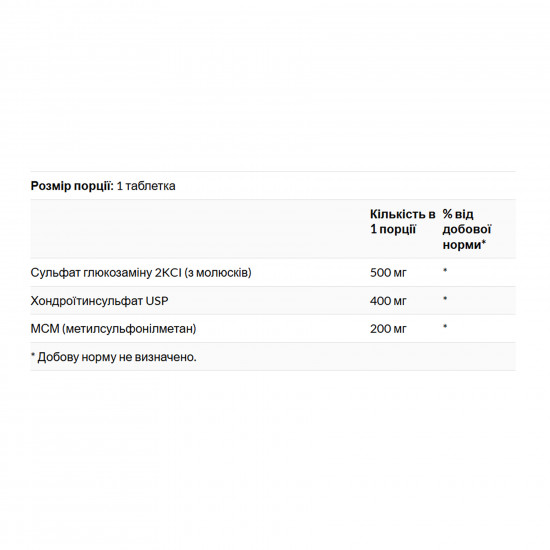 Swanson Glucosamine Chondroitin & Msm - Higher Strength 240 tabs 2023-10-5715