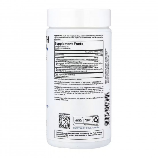 Codeage Gut Health Formula - 180 vcaps 2023-10-7720