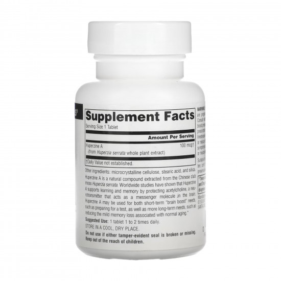 Source Naturals Huperzine A 100mcg - 120 tabs 2023-10-3582