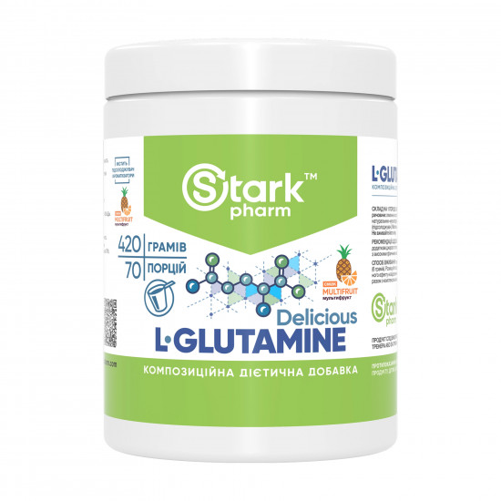 Stark Pharm L-Glutamine Delicious - 420g Multi Fruit 2023-10-6697
