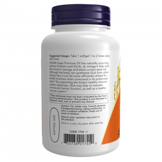 Now Foods Super Primrose 1300mg - 60 sgels 2022-10-0677