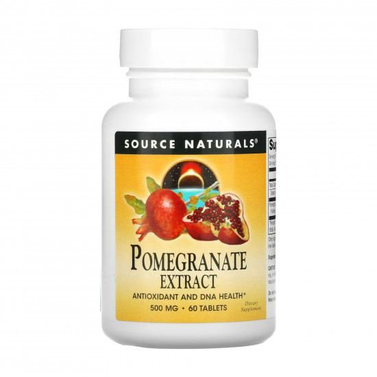 Pomegranate Extract 500mg - 60 tabs Pomegranate Extract 500mg - 60 tabs