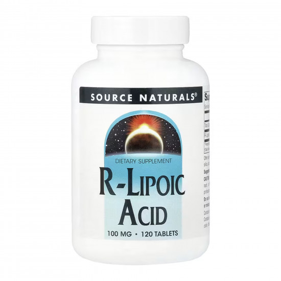 Source Naturals R-Lipoic Acid 100 mg - 120 tabs 2023-10-7610