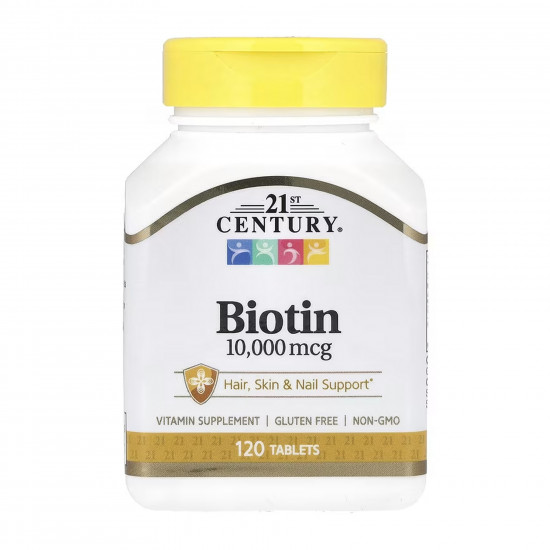 21st Century Biotin 10,000 mcg - 120 tabs 2023-10-7074