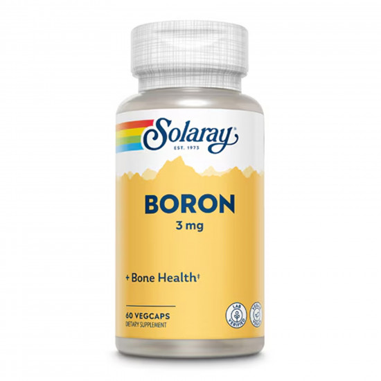 Solaray Boron Citrate 3mg - 60 vcaps 2023-10-6748