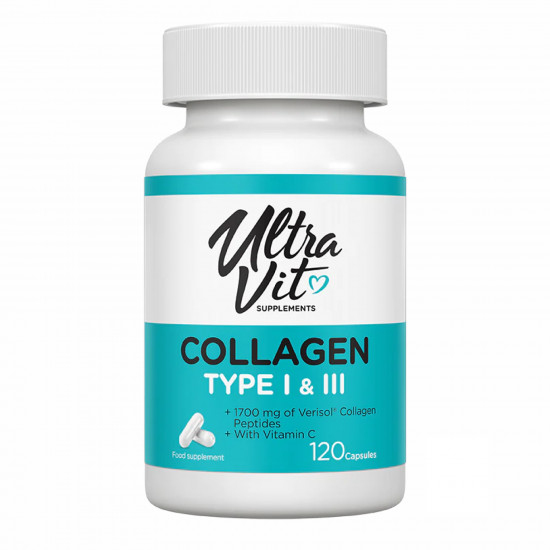 VPLab Collagen Type I & III - 120 caps (Пошкоджена пломба) 2023-10-7959