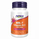 Now Foods Vitamin K-2 (MK7) 100 mcg - 60 vcaps 2022-10-0461 Now Foods Vitamin K-2 (MK7) 100 mcg - 60 vcaps 2022-10-0461