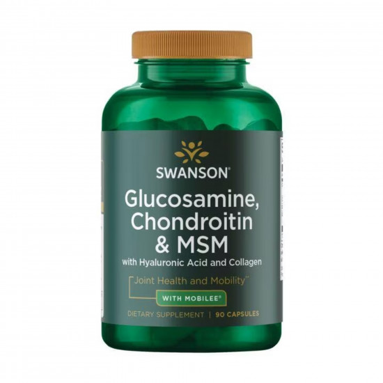 Swanson Glucosamine Chondroitin MSM - 90caps 2022-09-0939 Swanson Glucosamine Chondroitin MSM - 90caps 2022-09-0939