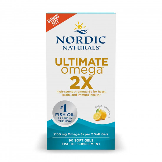 Nordic Naturals Ultimate Omega 2X - 90 softgels 2023-10-5972 Nordic Naturals Ultimate Omega 2X - 90 softgels 2023-10-5972