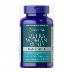 Ultra Woman™ 50 Plus Multi-Vitamin with Zinc - 60 caps