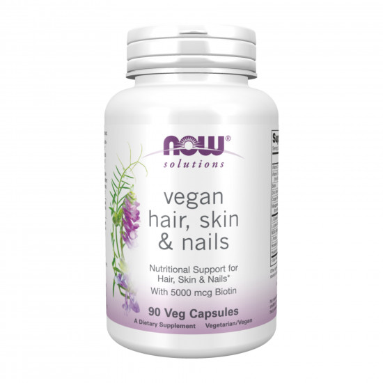 Now Foods Vegan Hair, Skin & Nails - 90 vcaps (До 12.26) 2024-11-0437