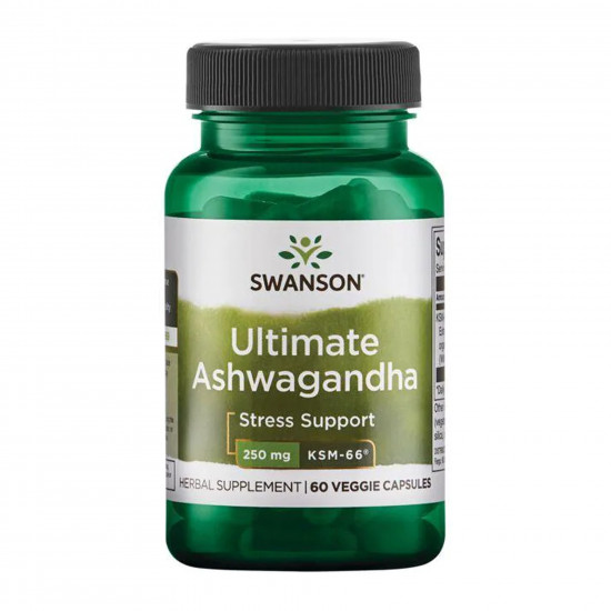 Swanson Ultimate Ashwagandha 250 mg - 60veg caps 100-36-2149892-20 Swanson Ultimate Ashwagandha 250 mg - 60veg caps 100-36-2149892-20