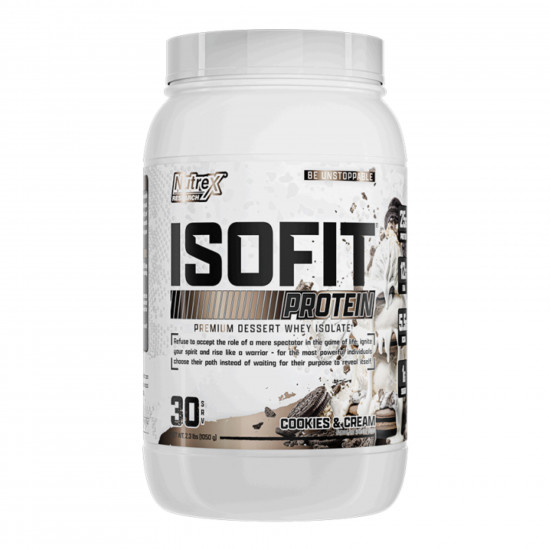 Nutrex Isoﬁt - 30srv Cookies Cream 2022-09-9938