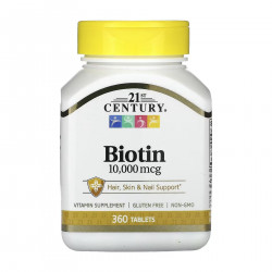 Biotin 10,000 mcg - 360 tabs