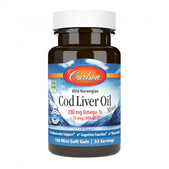 Cod Liver Oil - 100 mini softgels Cod Liver Oil - 100 mini softgels