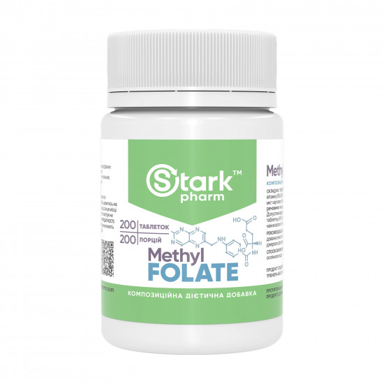 Stark Pharm Methyl Folate 1667 DFE 1000 mcg - 200 tabs 2023-10-6699