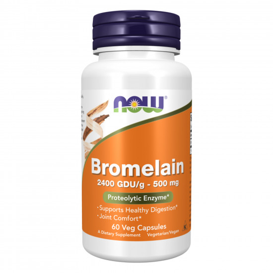 Now Foods Bromelain 500mg - 60 vcaps 2022-10-2607