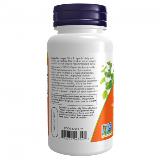 Now Foods EGCg Green Tea Extract 400mg - 180 vcaps 2022-10-2653