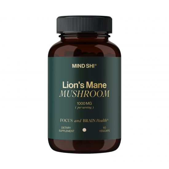 Mind Shi Lion's Mane Mushroom 1000 mg - 60 vegcaps 2023-10-3326 Mind Shi Lion's Mane Mushroom 1000 mg - 60 vegcaps 2023-10-3326