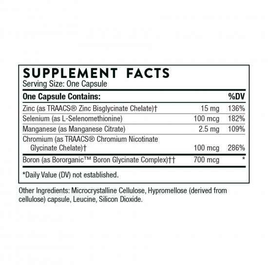 Thorne Trace Minerals - 90 caps 2023-10-3132