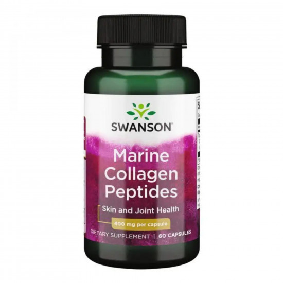 Swanson Type I Hydrolyzed Marine Collagen Peptides 400mg - 60 caps 2023-10-4061 Swanson Type I Hydrolyzed Marine Collagen Peptides 400mg - 60 caps 2023-10-4061