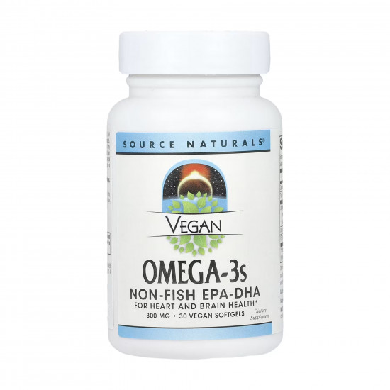 Source Naturals Vegan Omega-3s EPA-DHA 300 mg - 30 softgels 2023-10-6613