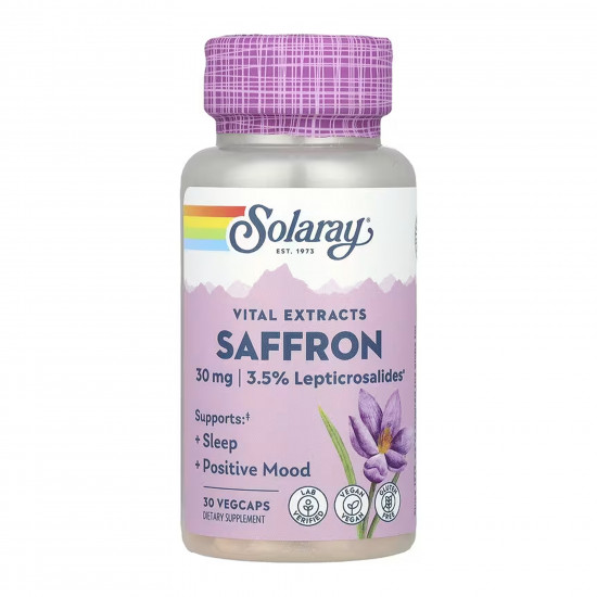 Solaray Vital Extracts Saffron - 30 vcaps 2023-10-7014