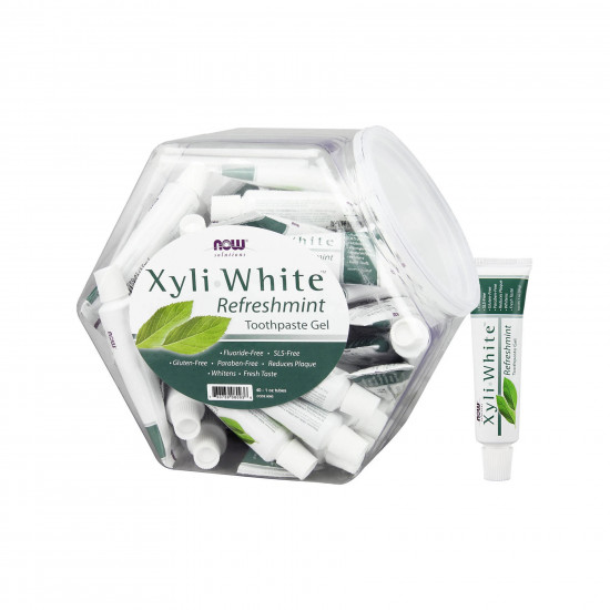 Now Foods XyliWhite™ Refreshmint Toothpaste Gel - 40 -1 oz tubes 2023-10-5512 Now Foods XyliWhite™ Refreshmint Toothpaste Gel - 40 -1 oz tubes 2023-10-5512