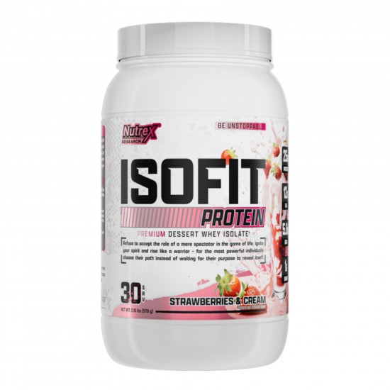 Nutrex Isoﬁt - 30srv Strawberry 2022-09-9939